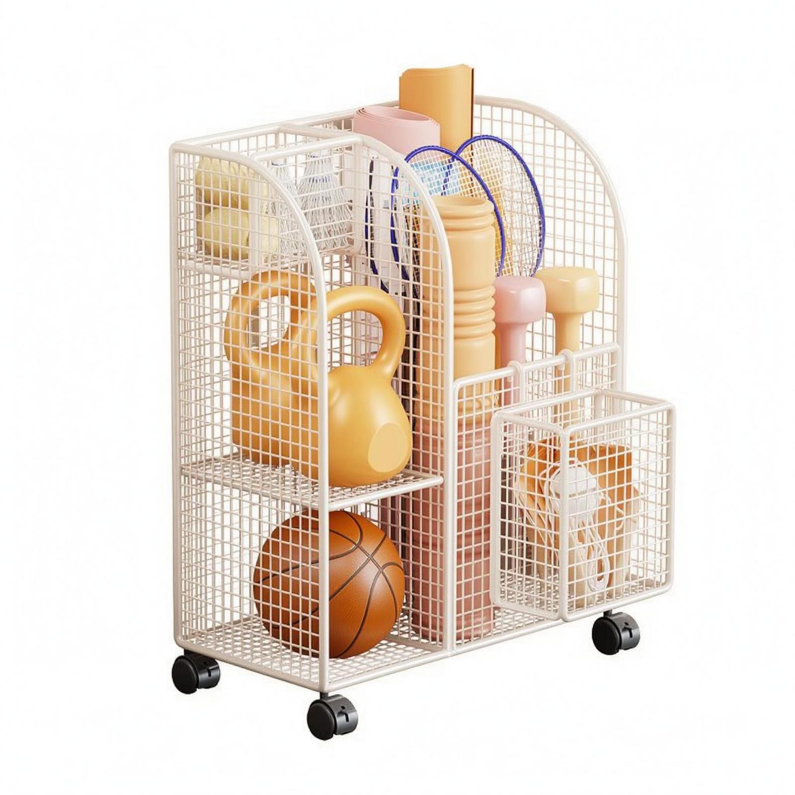 Wielosegmentowy metalowy wózek – Sports Equipment Home recenzja i cena